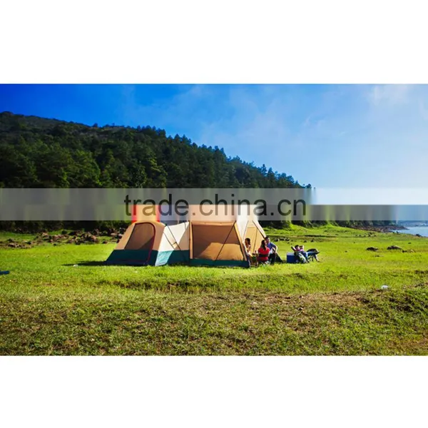 3 Room Luxury Cheap Folding Survival Sleeping Modern Cheap Family Polygon 10 Person Big Camping Tent photo-4