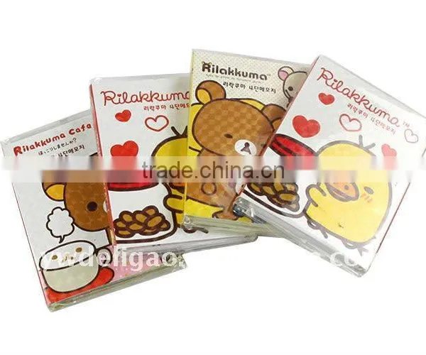 Folding Color Removable Shaped Super Sticky Notes for Office Stationery
