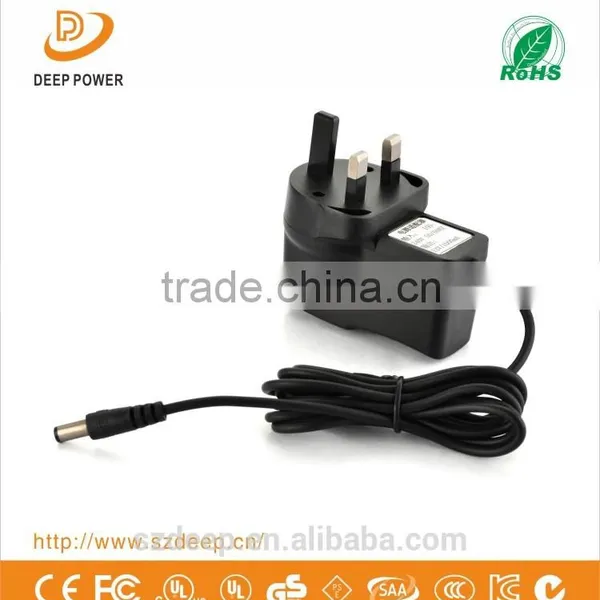 12v 1a 12w ac dc Power Adapter, Wall Mount Power Adapter,