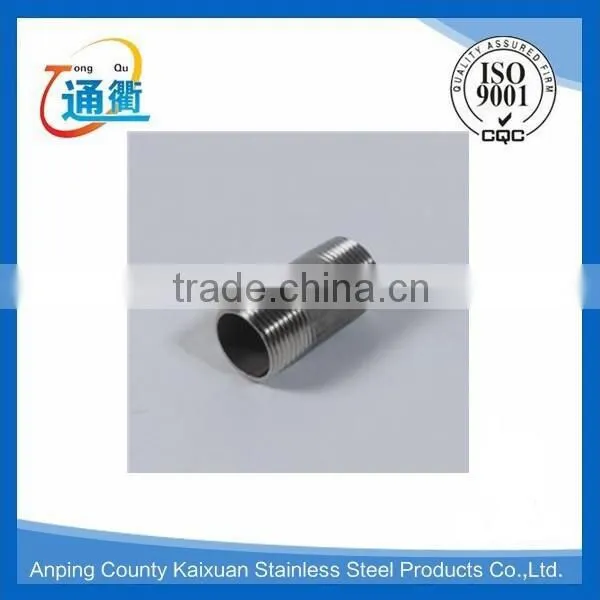 Made in China Stainless Steel 304 Threaded Barrel Nipple photo-2