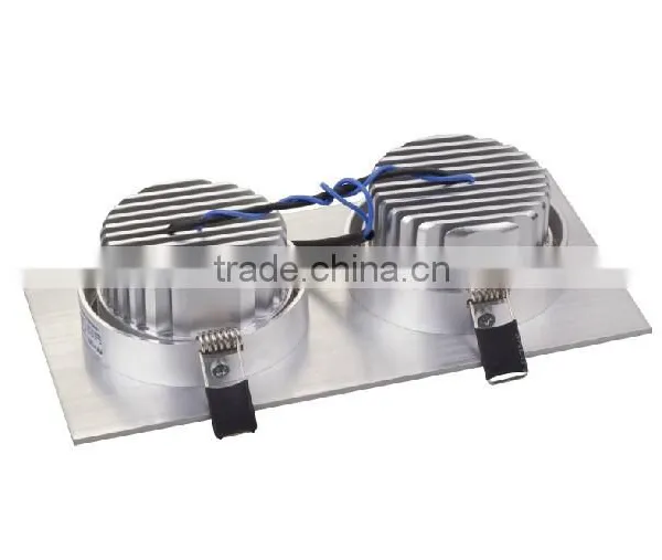 2 Light LED Ceiling Light Grille Lamp 6w 10W 14w 18w 24w 30w 36w LED Downlight photo-6
