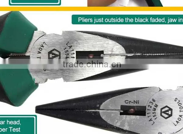 High Quality Chromium Nickel Steel Pliers Nipper Pliers Long Pointed Nose Pliers photo-5