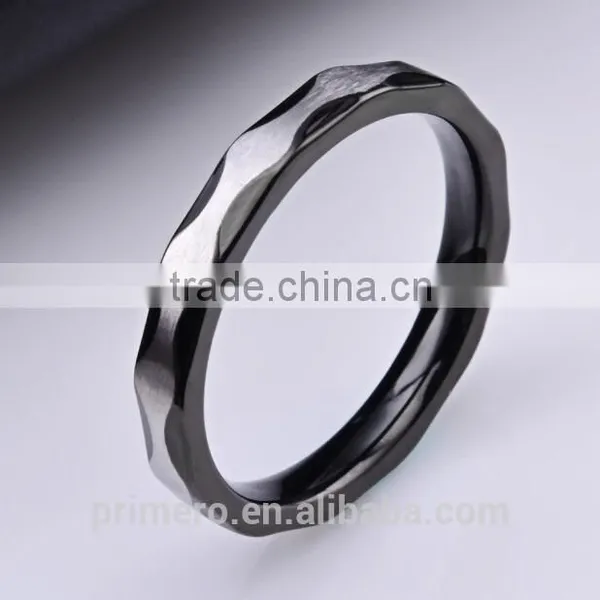 316L Stainless Steel Black Fine Jewelry Rings For Men Wedding Jewelry photo-5