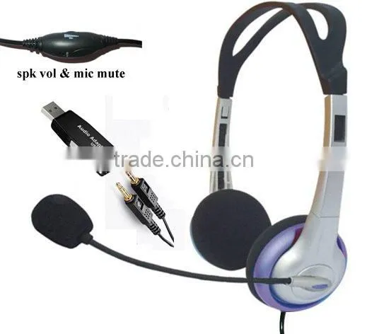 Computer pc website VOIP headphones