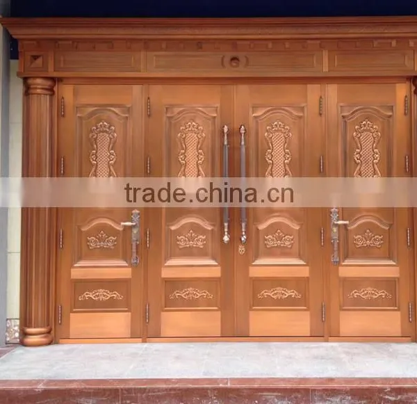 Luxury Main Door Entrance Gate COPPER DOOR Brass Door, Extra Security & Stylish Pattern photo-4