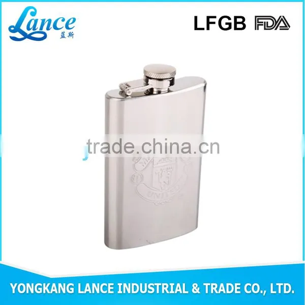Food Grade Laser Logo Flask for Drinking Wine Hip Flask photo-3