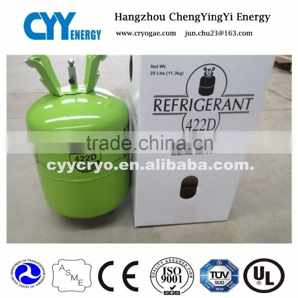 Good Refrigeration R422D Refrigerant Gas Cylinder