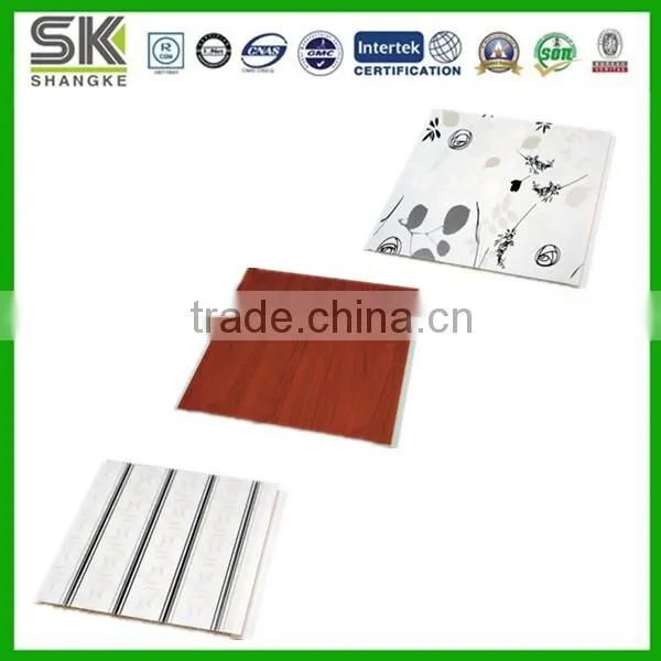 wooden design plastic sheet with ISO9001:2008