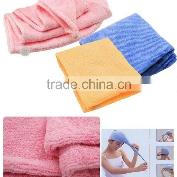 [LJ Towel] 2PCS Microfiber Hair Drying Towel Shower Cap photo-5