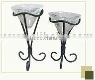 Glass Candle Holders on Stand, Candle Stand
