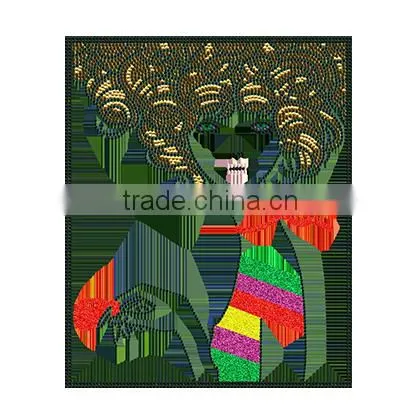 Rhinestone Transfer Motif Hotfix Girl Design photo-2