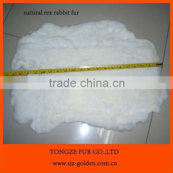 Tanned Real Rex Rabbit Fur Skins for Garments photo-5