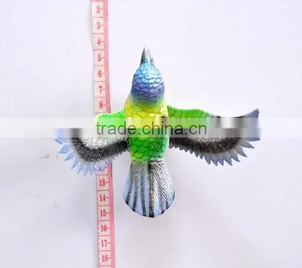 Pearl Powder 4 Inch Plastic Art Bird Fridge Magnet, Bird Decoration, Wedding Door Gift photo-6