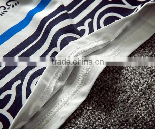 The 2016 Summer Printed the New Men's Short Sleeve T-shirt for Colourful Stripe t Shirt photo-5