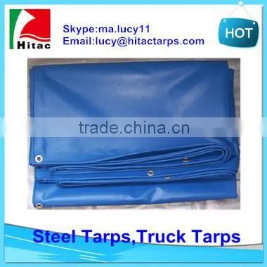 14oz,18oz Pvc Coated Fabric Tarpaulin for Truck Cover Supplier's Choice photo-5