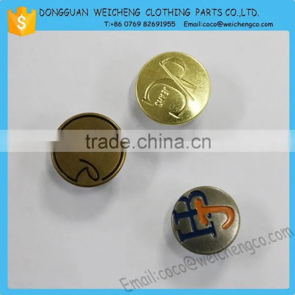 Metal Jean Jacket Buttons With Custom Logo photo-5