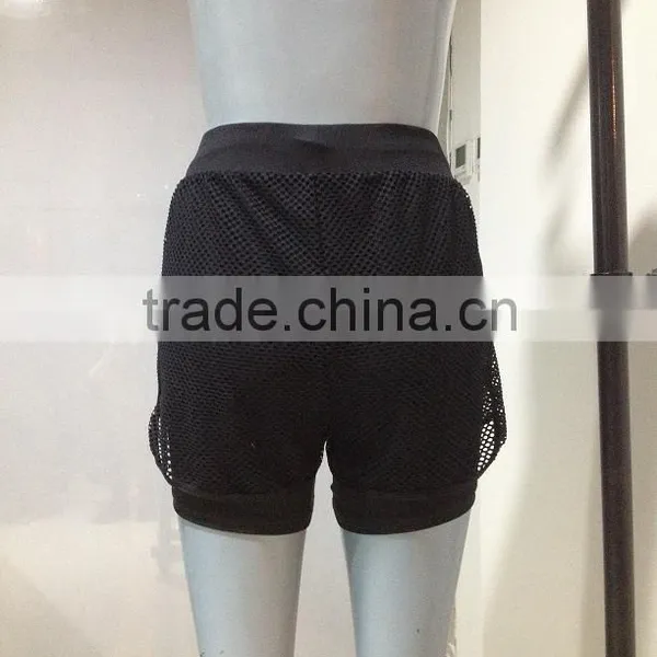 New Product Black Short Pant for Woman Hot 18 Girls Japanese Girl Sexy Board Shorts Mesh Layered Short photo-3