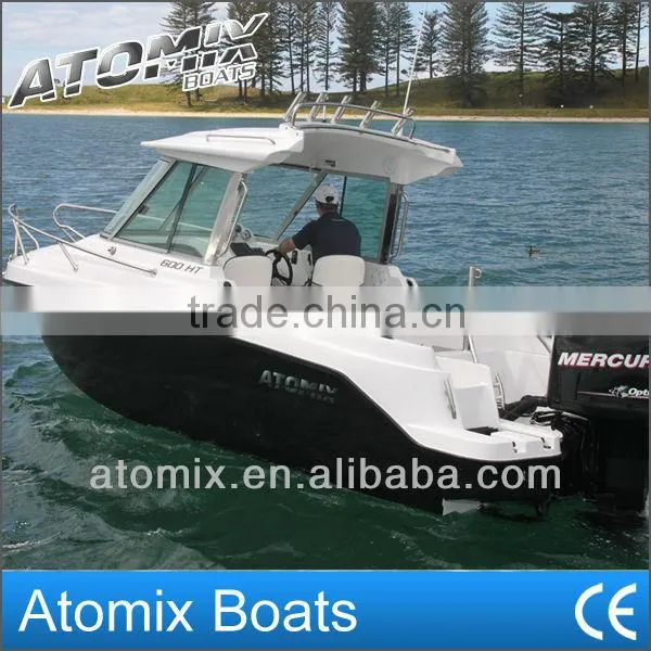 6m Fishing Boat With Outboard Engine (600 Hard Top Fisherman) photo-5