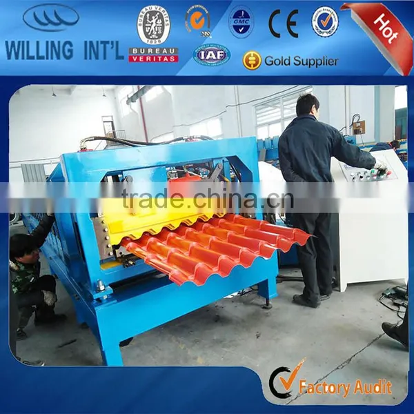 GI Step Tile Roofing Roll Forming Machine