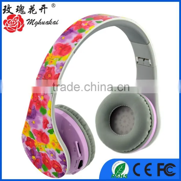 Computer or TV Headphone Without Wire But With FM Radio and Memory Card Slot