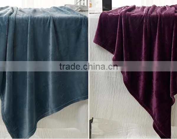 100% Polyester Coral Fleece Conditioner Blanket photo-5