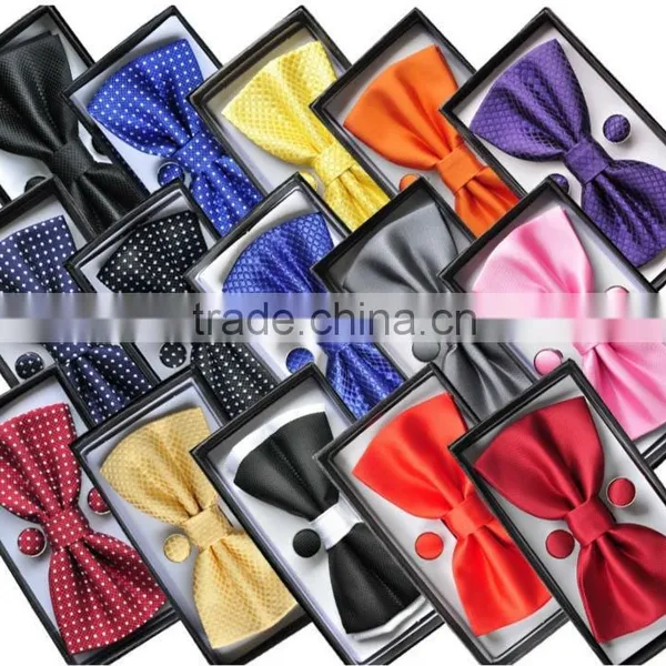 Wedding Tie,Silk Tie and Bow Tie Set,Pure Silk Tie Set Quality Choice