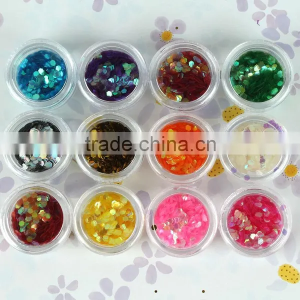 2015 Various Shapes 12pcs Colorful 3d Nail Art Decoration photo-5