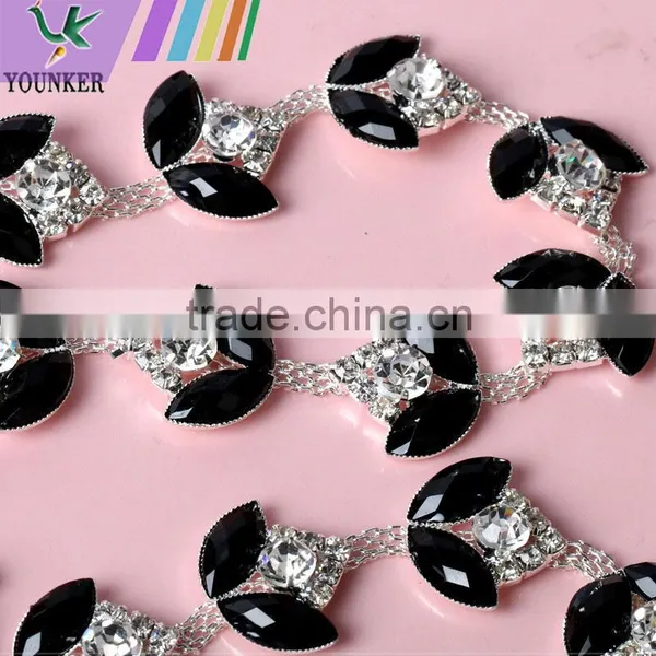 Bling Bling Fashion Latest Fancy Rhinestone Cup Chian For Garments,bags,shoes Decorations YSC11 photo-4