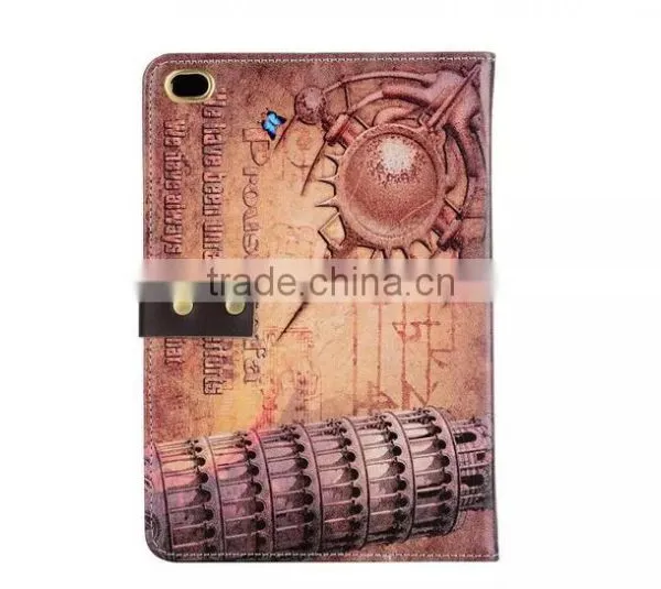 Luxury Retro Design Color Printing Protective Leather Case For IPad Pro photo-3