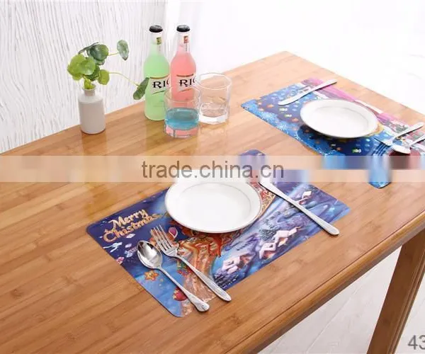 Custom Design 3D Lenticular Placemat Display Rack 3D Placemats