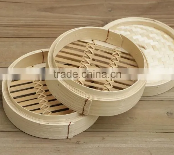 Chinese Wholesaler Eco-friendly Hot Stamped Kitchenware Bamboo Steamer photo-2