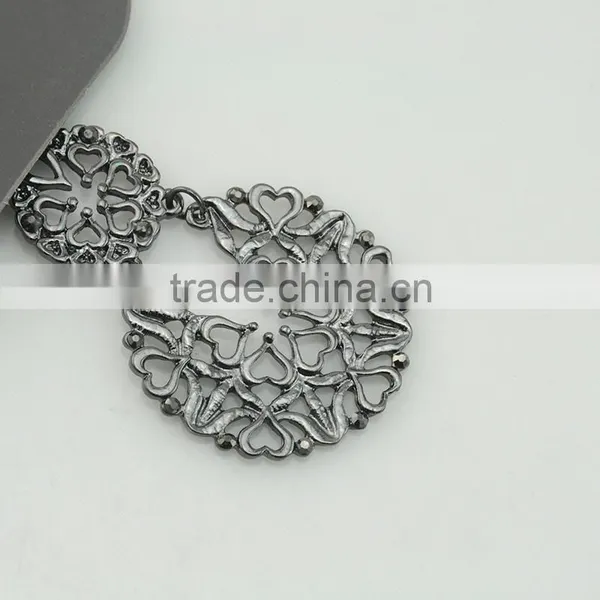 Factory Price Charm Fashion Wedding Gift Europe And America Jewelry Heart Shaped Stud Earrings photo-2