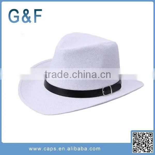 China Summer Cowboy Straw Hat photo-3