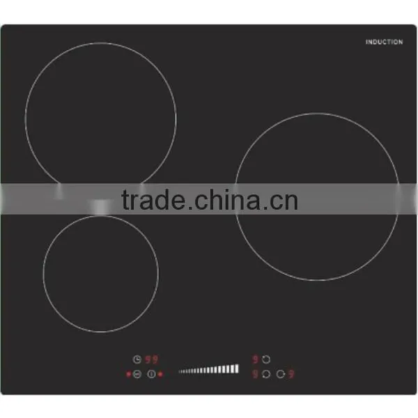 Build-in Type & Touching Switch Induction cooker with 3 Burners