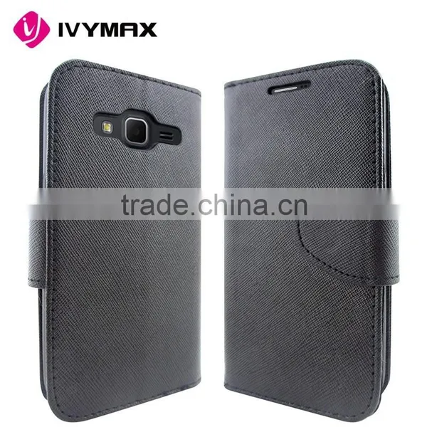 Made in China Factory Wallet Leather Phone Case for Samsung Core Prime G360 photo-2