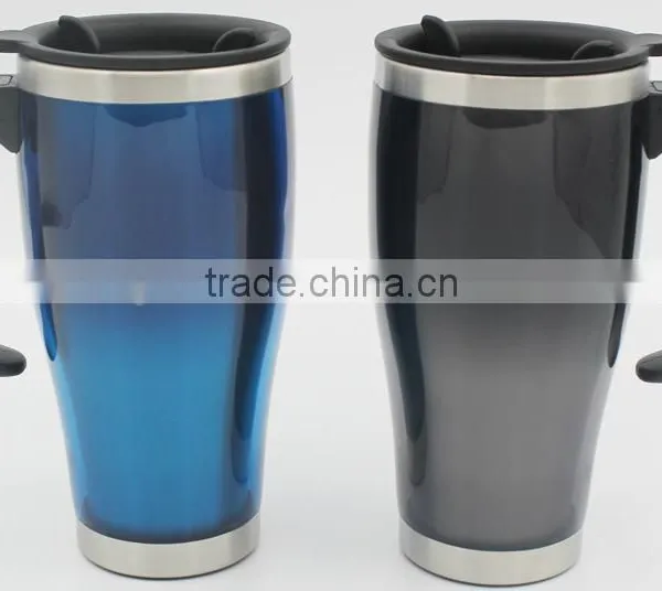 High Quality Double Wall Auto Mug/travel Mug