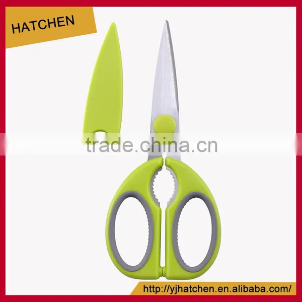 SK-004 LFGB Certificated 2cr13 S/s Colourful Scissors Kitchen Shears photo-3