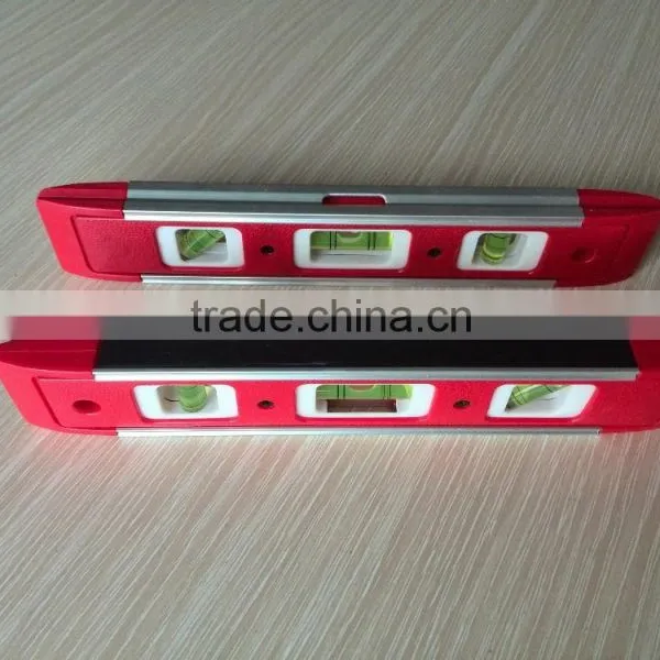 9'' High Quality Torpedo Level With Magnetic Strip Instrument Mini Spirit Level photo-3