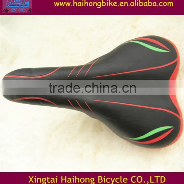 Soft Bicycle Saddles Cover With Red or Green Line/mountain Bike Seats Cover