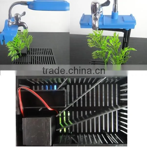 LED Light,alarm Clock , Mini Table Fish Tank,catch Tank photo-2