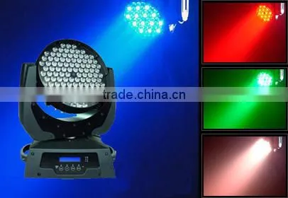 High Brightness DMX DJ Stage Lighting 108 x 3W RGBW Wash LED Moving Head Light With Zoom photo-2