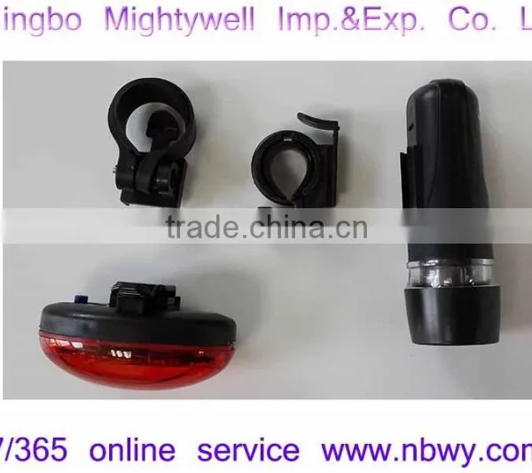 5 White LED + 5 Red LED Bicycle Safety Light Kit photo-5