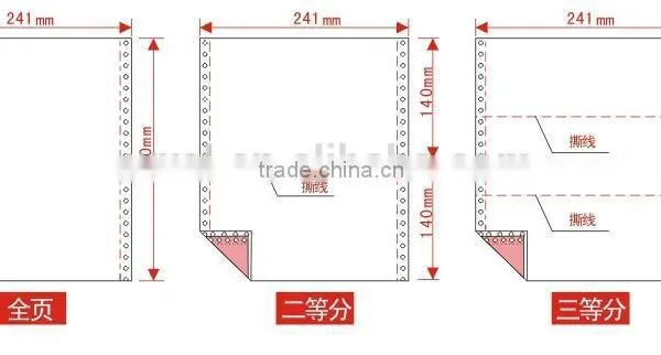 4-ply Continuous Carbonless Printing Paper photo-5