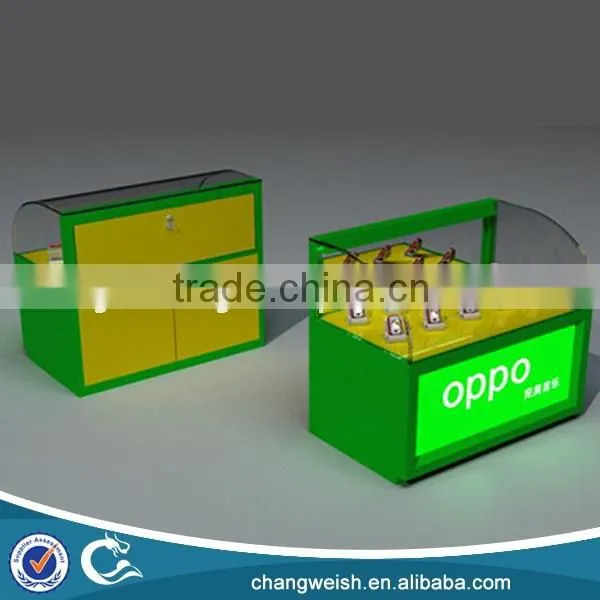 classic MDF display table for handphone store