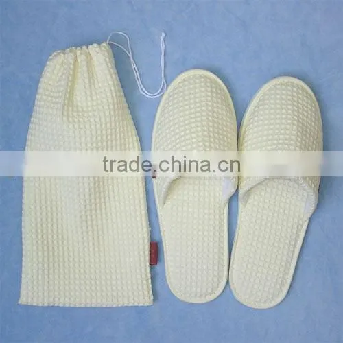 Cotton Waffle Hotel Slippers Pack (HYW192)
