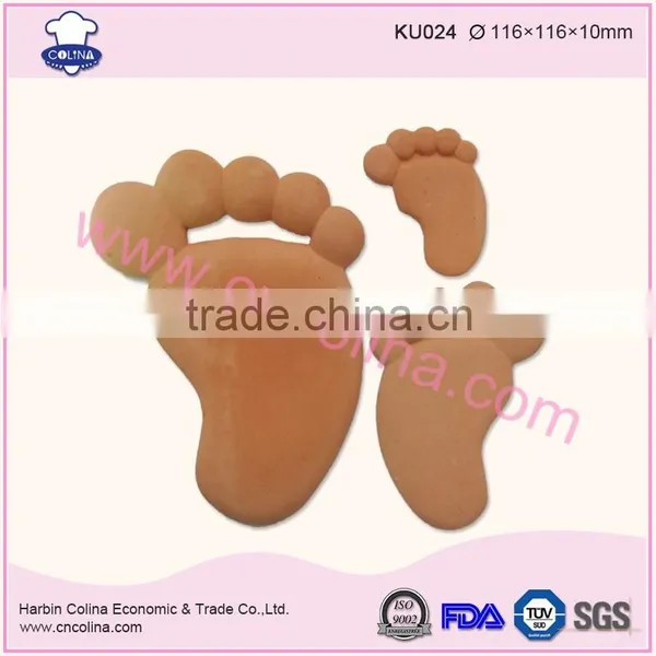 LFGB Standard 3d Footprint Fondant Tools Silicone Mold photo-2