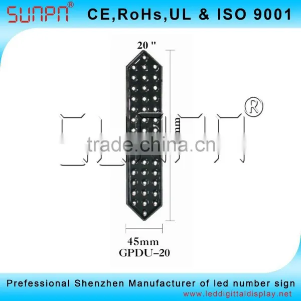Thailand 20inch Led Digit Segment Module Outdoor IP65 photo-6