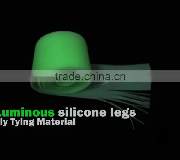 DIY Round Cylinder Luminous Silicone Legs DIY Fly Tying Material Squid Rubber Thread