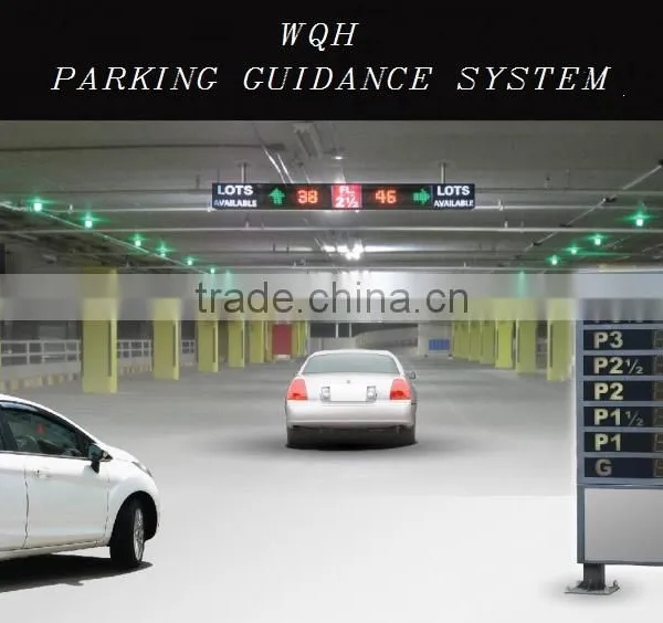 Large Carport Parking Occupancy Sensors Ultrasonic Sensor Parking Guiding System for Community Parking photo-3