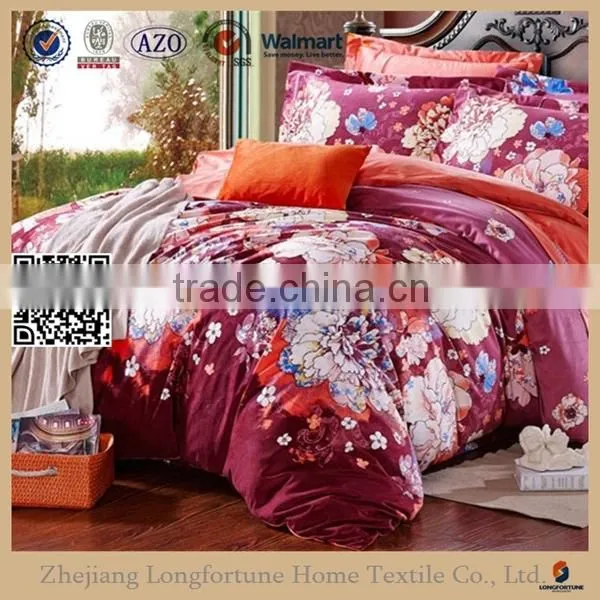 Luxury Reactive Printed Four Pieces Bedding Set photo-3